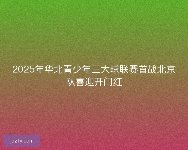 2025年华北青少年三大球联赛首战北京队喜迎开门红